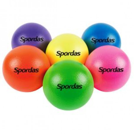 Foamballen Neon 16 cm set van 6 stuks