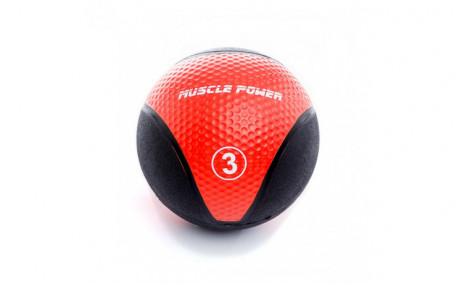 Medicijn Ball 3 kg Rood