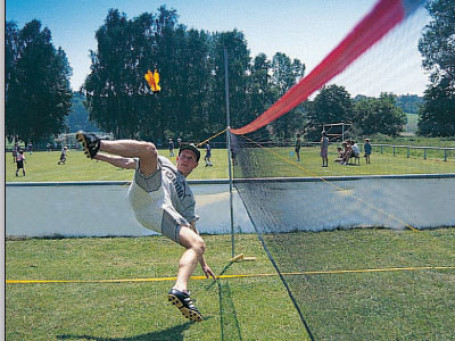 Voetvolleyset Player III geel