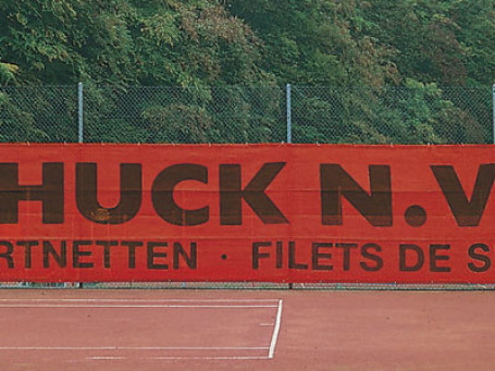 Tennisbaandoek 12 x 2 meter rood