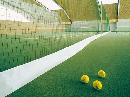 Tennisbaan-scheidingsnet VERSTERKT 40 x 3 meter, wit