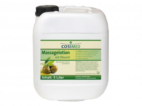 Massagelotion met olijfolie 5 liter