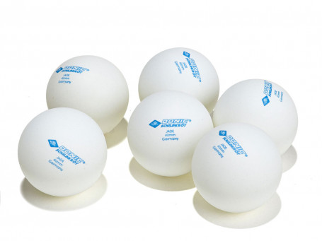 Tafeltennisballen Schildkröt® Jade wit, blister met 6 stuks