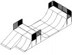All-In Sport: L=1460cm; B=500cm; H=180/160cm; r=240cm  mit Seitenverkleidung und Rückwand<br />Podest mit dreiseitigem Geländer<br />Inclusive 2 Benutz...
