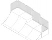 All-In Sport: L=310cm; B=600cm; H=120/80cm; r=240cm