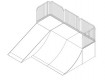 All-In Sport: L=400cm; B=425cm; H=120cm