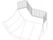 All-In Sport: L=430cm; B=650cm pro Quarter Pipe; H=160cm; r=240cm