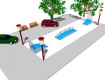 All-In Sport: Aera 18 x 6 m  1 x D1841 Bank 800<br />1 x D2867 Fun-Box II  mit A2-Kante und Rail<br />1 x D1882 Coping-Ramp 60/8