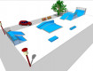 All-In Sport: Area  36 x 15 m