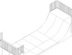 All-In Sport: L=1100cm; B=375cm; H=180cm; r=240cm  mit Seitenverkleidung und Rückwand<br />Podest mit dreiseitigem Geländer<br />Inclusive 2 Benutzer-H...