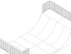All-In Sport: L=975cm; B=500cm; H=180cm; r=240cm  mit Seitenverkleidung und Rückwand<br />Podest mit dreiseitigem Geländer<br />Inclusive 2 Benutzer-Hi...