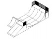 All-In Sport: L=1360cm; B=500cm; H=180cm; r=240cm  mit Seitenverkleidung und Rückwand<br />Podest mit dreiseitigem Geländer<br />Inclusive 2 Benutzer-H...