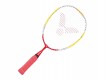 All-In Sport: Shaftloos racket met druppelvormig aluminium blad en duurzame Lawntex bespanning en een verkorte, speciaal voor kinderhanden gemaakte gri...