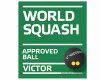 All-In Sport: Door de Wereld-Squashbond getest en gecertificeerd. Squashbal voor wedstrijd en training.
