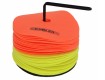 All-In Sport: <p><strong>Flatmarkers van rubber - set van 24 stuks</strong><br /><br />De Flatmarkers-set van rubber bestaat uit 12 gele en 12 oranje m...