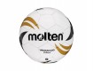 All-In Sport: Mini-voetbal “Vantaggio”, handgenaaid, wit/goud/zwart.