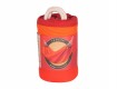 All-In Sport: Comfortabele single-hangmat ORQUIDEA Volcano – in zonnig warme rood/oranje kleuren. Hoogwaardig katoen met lange vezels: aangenaam huidge...