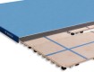 All-In Sport: Model BERLIN, FIG-zertifiziert.  Bestehend aus 55 Einzelplatten 244x122 cm und 11 Einzelplatten 122x122 cm mit verschiedenen Federelement...
