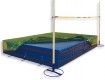 All-In Sport: Compleet met spikesmat van zachtschuim en spikesbeschermer. Deze mat maakt van 4 valmatten met een maat van 300x200 cm een hoogspringkuss...