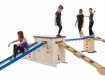 All-In Sport: Met de Kübler Sport springtafel-kastcombinatie brengt u meer afwisseling in de sporthal. Daarnaast te gebruiken bij recreatie en training...