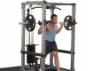 All-In Sport: Massief Power Rack met grote bewegingsvrijheid. Speciale geharde lange halterstangsteunen en safety-strips zorgen voor een veilige, eenvo...