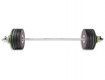 All-In Sport: Kompletter Hantelsatz nach internationaler Vorschrift:<br />- 1 Olympic WL Training Bar, 20 kg<br />- Olympic WL Training-Scheiben, schwa...