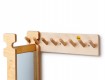 All-In Sport: Mit der <b>Wandhalterung </b>aus Holz können bis zu 4 <b>Balancierbretter</b> optimal und sicher verstaut werden. Für Ordnung und Übersic...