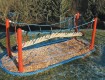 All-In Sport: Absoluter Kletterspass für kleine Abenteurer. Stahlpfosten feuerverzinkt, Ø 100 mm, 2 m lang mit Abdeckkappen. Seile aus Herkules-Tauwerk...