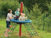 All-In Sport: Stahlmast feuerverzinkt (ø 102 mm), 300 cm lang mit Abdeckkappe. Farbe zum Streichen vor Ort wird beigelegt. Netze aus Herkulesseil, 6-li...