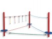 All-In Sport: Slacklining speziell für den Kinderspielplatz. Balancieren lernen auf 3 verschiedenen Schwierigkeitsgraden auf niedrigster Höhe. Alle Ger...
