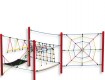 All-In Sport: Dieser Kletterpark ist beispielhaft aus folgenden Elementen inklusive 5 Pfosten zusammengestellt:<br />- Vario-System Viereck; Artikel-Nr...