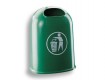 All-In Sport: Abfallbehälter/Papierkorb grün aus Kunststoff  ? 42 l, Leergewicht 9,2 kg ? UV-stabil ? Online Bestellen ? 3 Jahre Garantie 