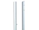All-In Sport: Badmintonpalen aluminium 80 x 80 mm per paar