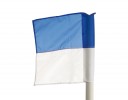 All-In Sport: Hoekvlag voor stok Ø 50 mm, blauw/wit