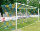 All-In Sport: Voetbaldoelnetten geel/blauw