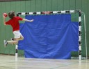 All-In Sport: Handbal doelwanddoek met 4 hoekuitsparingen, blauw