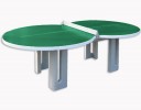 All-In Sport: Tafeltennistafel VLAKKE-ACHT loofgroen